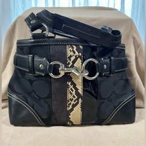 Coach small black purse